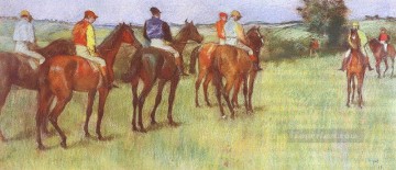 jockeys Edgar Degas Oil Paintings